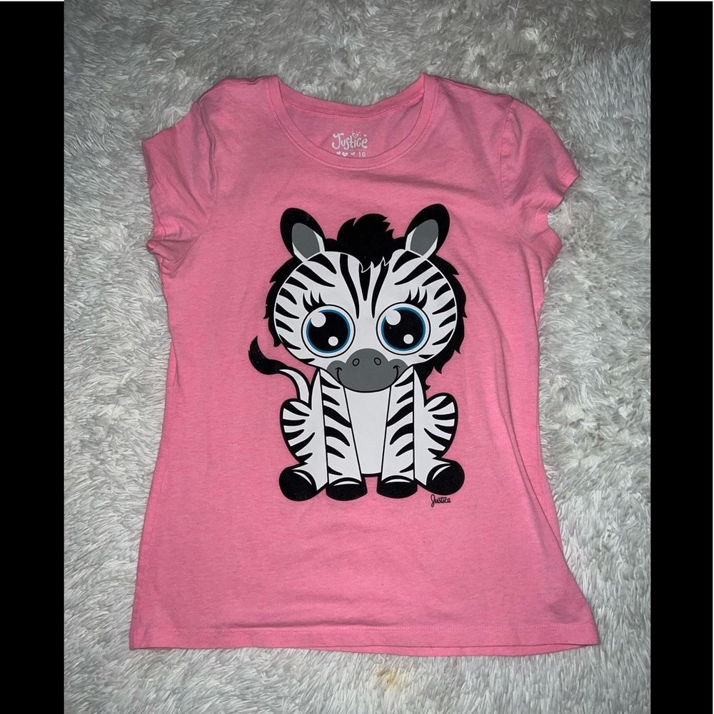 Justice shirt size 18